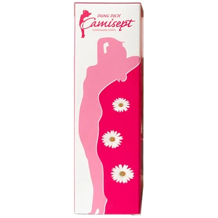 Thuốc Camisept USP sử dụng để rửa sạch, phòng ngừa các bệnh nấm phụ khoa (220ml)