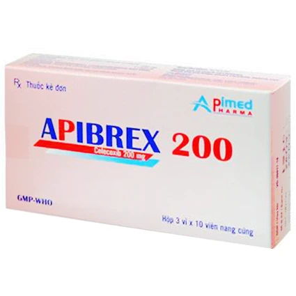 Thuốc Apibrex 200 Apimed điều trị triệu chứng của thoái hóa khớp (3 vỉ ...