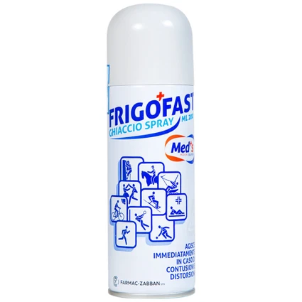 Chai xịt lạnh Frigofast Spray 200ml giúp giảm đau bong gân, căng cơ, giãn dây chằng