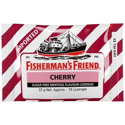 Kẹo Con Tàu Vị Cherry Fisherman's Friend  25g/22g