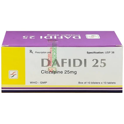 Thuốc Dafidi 25 Đông Nam điều trị các bệnh lý thần kinh (10 vỉ x 10 viên)