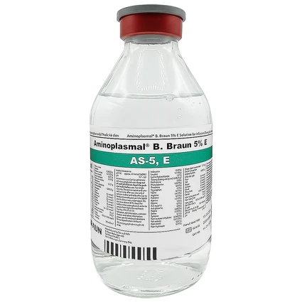 Dung dịch truyền tĩnh mạch Aminoplasmal 5% B.Braun cung cấp amino acid (250ml)