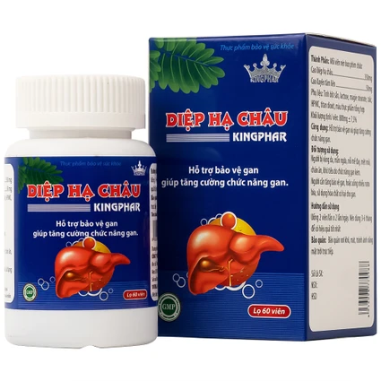 Viên uống hỗ trợ bảo vệ gan, tăng cường chức năng gan Diệp Hạ Châu Kingphar (60 viên)
