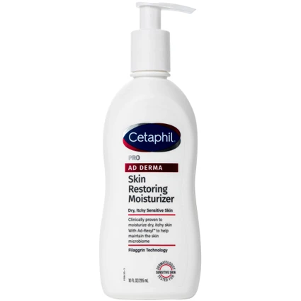 Sữa dưỡng thể Cetaphil Pro Ad Derma Skin Restoring Moisturizer dành cho da khô, da cơ địa (295ml)