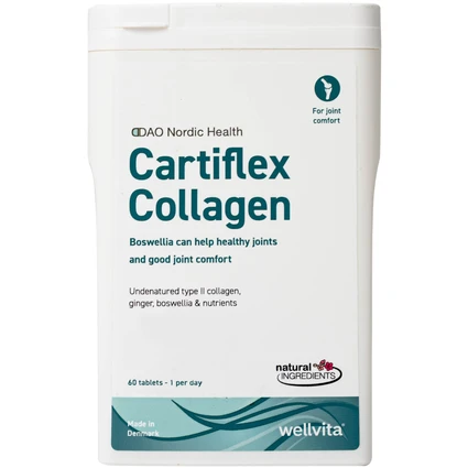 Viên uống hỗ trợ tăng cường sức khỏe xương khớp Cartiflex Collagen DAO Nordic Health (60 viên)