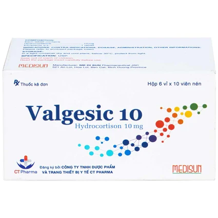 Viên nén Valgesic 10 trị tăng sản lượng thận ở trẻ (60 viên)