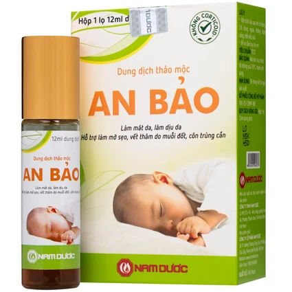 Gel bôi da An Bảo Nam Dược giảm ngứa, dịu nhẹ cho bé (12ml)