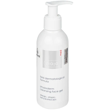 Gel rửa mặt cho da nhạy cảm Ziaja Med Lipid Dermatological Formula Physioderm Cleansing Face 200ml