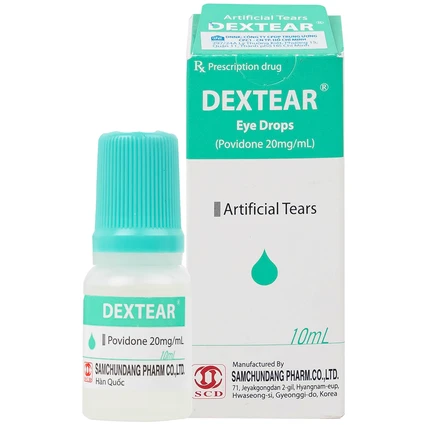 Thuốc nhỏ mắt Dextear 20mg/ml Samchundang Pharm điều trị triệu chứng khô mắt (10ml)