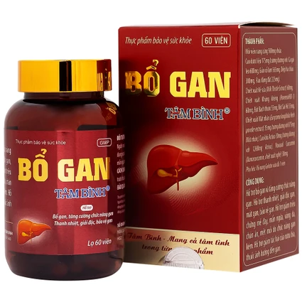 Viên tăng cường chức năng gan Bổ gan Tâm Bình (60 viên)