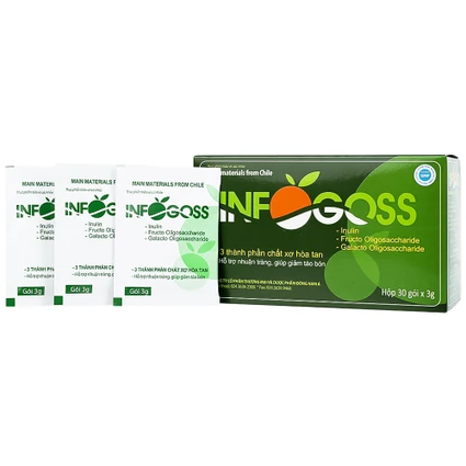 Bột hòa tan giúp giảm táo bón Infogoss IAP (30 gói)