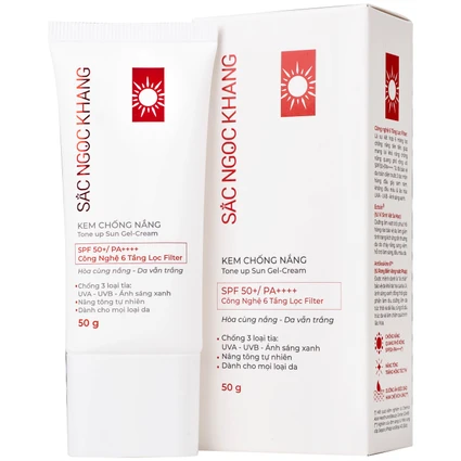Kem chống nắng nâng tông nhẹ Sắc Ngọc Khang SPF 50+ PA++++ 50g