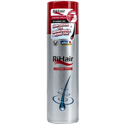 Xịt dưỡng tóc, ngăn ngừa rụng tóc và kích thích mọc tóc Rihair Strong Spray 185g