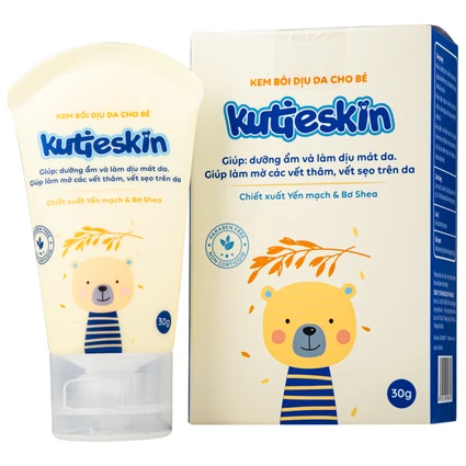 Kem bôi cho bé Kutieskin giúp dịu da, giảm kích ứng (30g)