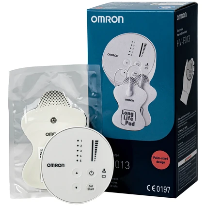 Máy massage (mát xa) xung điện trị liệu Omron HV-F013 giúp giảm đau cơ và khớp