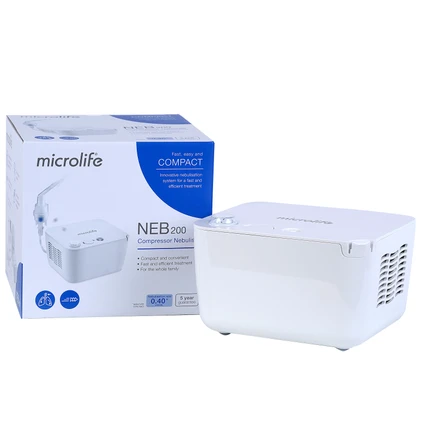 Máy xông khí dung Microlife NEB200 hỗ trợ điều trị bệnh lý về đường hô hấp