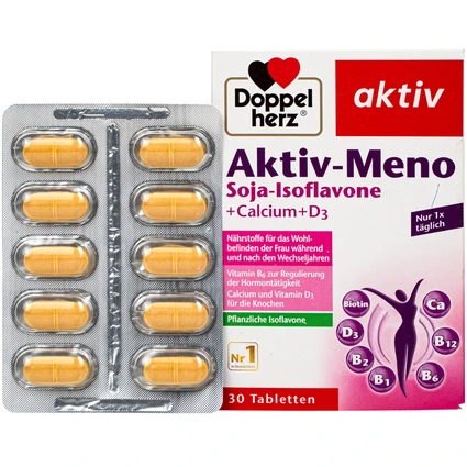 Viên uống hỗ trợ cải thiện nội tiết tố cho phụ nữ tiền mãn kinh Doppelherz Aktiv-Meno (Hộp 30 viên)