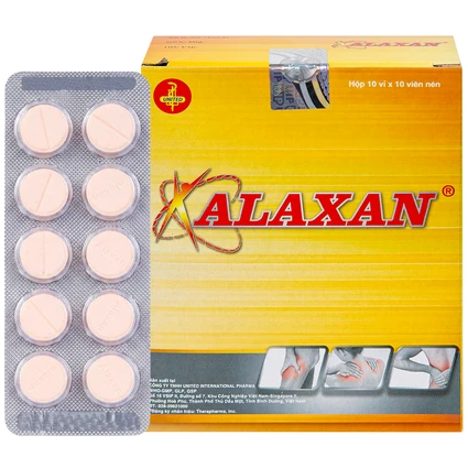 Thuốc Alaxan United giảm các cơn đau cơ xương, nhức đầu, đau bụng kinh, nhức răng (10 vỉ x 10 viên)