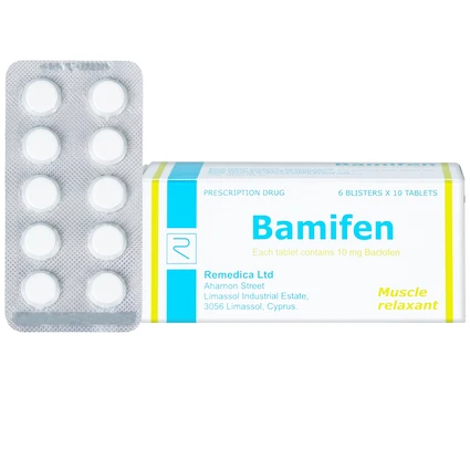 Thuốc Bamifen 10mg Remedica giảm co cứng cơ vân (6 vỉ x 10 viên)