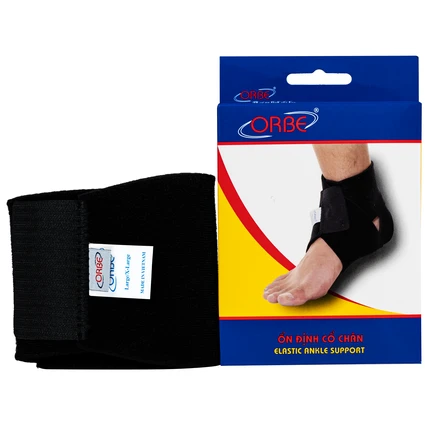 Băng ổn định cổ chân Elastic Ankle Support Orbe size L/XL