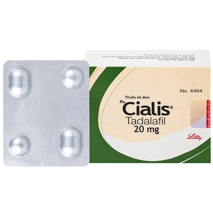 Thuốc Cialis Lilly điều trị rối loạn cương dương (1 vỉ x 2 viên)