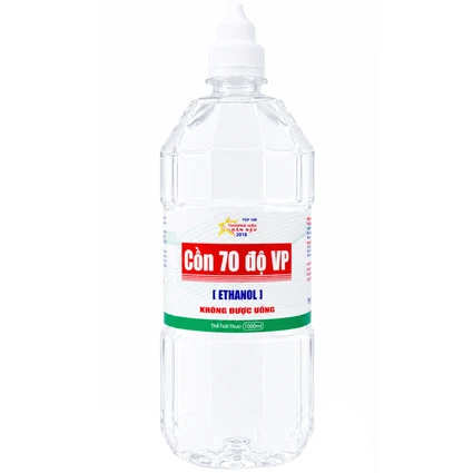 Cồn 70 độ Vĩnh Phúc 1000ml dùng sát trùng da và tiệt trùng dụng cụ y tế
