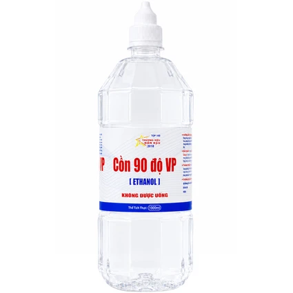 Cồn 90 độ Vĩnh Phúc 1000ml dùng sát trùng vết thương và tiệt trùng dụng cụ y tế