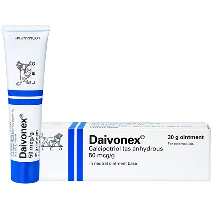 Thuốc mỡ Daivonex 30g LEO điều trị bệnh vẩy nến mảng