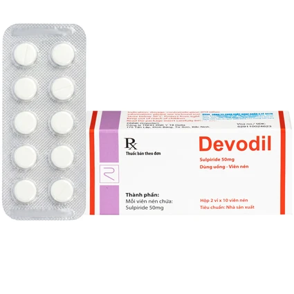 Thuốc Devodil Remedica điều trị ngắn hạn chứng lo âu, rối loạn hành vi nghiêm trọng (2 vỉ x 10 viên)
