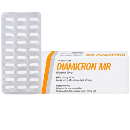 Thuốc Diamicron MR Servier điều trị tiểu đường típ 2 (2 vỉ x 30 viên)