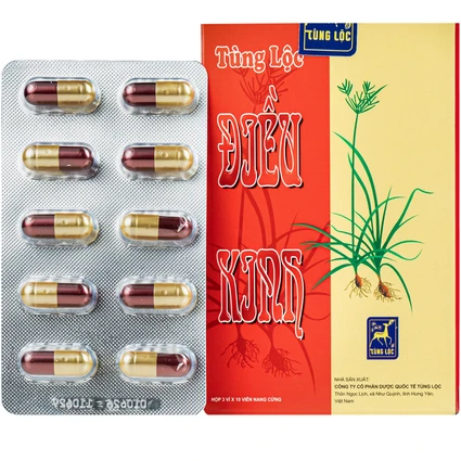 Thuốc Điều kinh Tùng lộc điều trị bổ huyết, hoạt huyết, điều kinh, chỉ thống (3 vỉ x 10 viên)