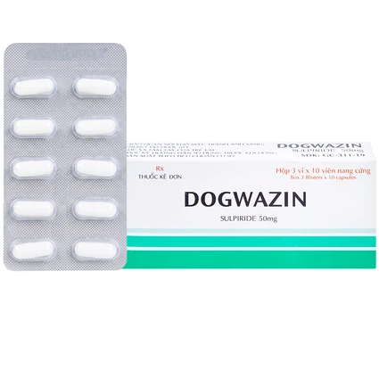 Thuốc Dogwazin Thành Nam điều trị các triệu chứng lo âu, rối loạn hành vi nặng (3 vỉ x 10 viên)