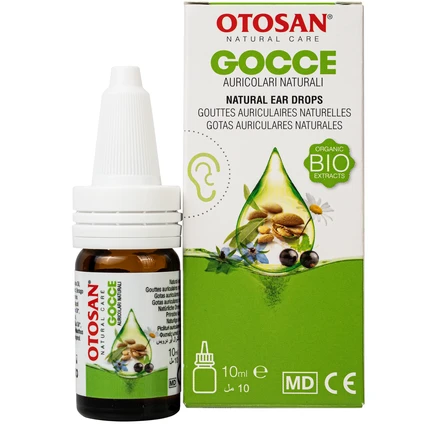 Dung dịch nhỏ tai Otosan Natural Ear Drops 10ml giảm đau, chống viêm, làm sạch tai
