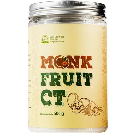 Đường la hán quả Monk Fruit CT, không calo, vị ngọt tự nhiên (hộp 600g)