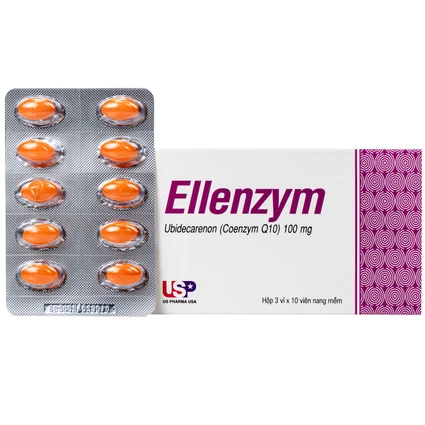 Thuốc Ellenzym 100mg USP hỗ trợ làm giảm các triệu chứng suy tim mạn tính (3 vỉ x 10 viên)