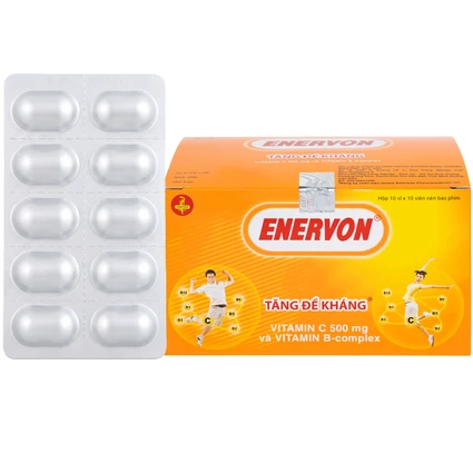 Thuốc Enervon United điều trị thiếu Vitamin C và B (10 vỉ x 10 viên)