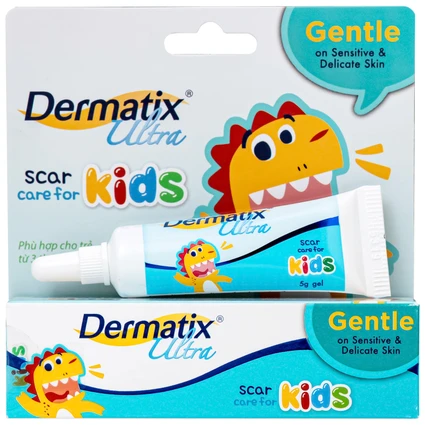 Gel bôi sẹo Dermatix Ultra Kids Menarini làm mờ và phẳng sẹo an toàn cho trẻ em (Hộp 5g)