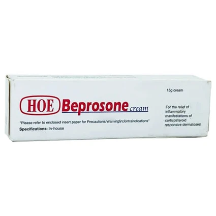 Kem bôi Beprosone Cream HOE Pharmaceuticals điều trị viêm da dị ứng, eczema, lupus ban đỏ (15g)