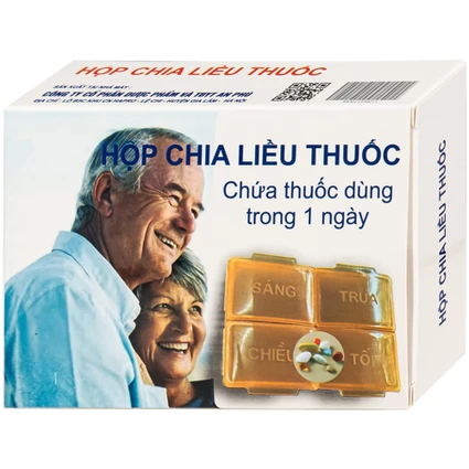 Hộp Chia Liều Thuốc Ngày 4 Ngăn An Phú