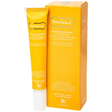 Kem bôi hỗ trợ mờ sẹo, giảm thâm mụn Teenilicious Hộp 25g