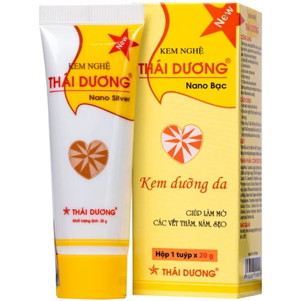 Kem bôi mờ thâm sẹo Thái Dương chứa nghệ, vitamin nano bạc 20g