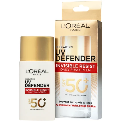 Kem chống nắng L’Oréal UV Defender Invisible Resist Daily SPF 50+ PA++++ bảo vệ da (50ml)