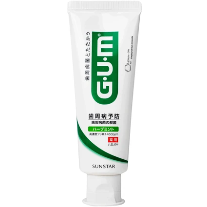 Kem đánh răng sunstar Gum lb hương bạc hà thảo mộc 120g