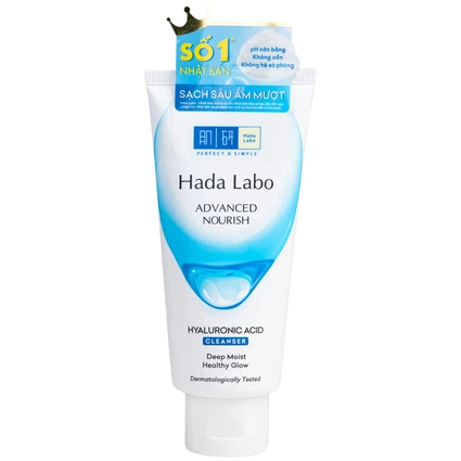 Kem rửa mặt Hada Labo giúp làm sạch sâu, dưỡng ẩm (Hydrating) 80g