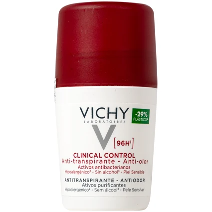 Lăn khử mùi kiểm soát mồ hôi trong 96 giờ Vichy clinical control 96h detranspirant anti-olor (50ml)
