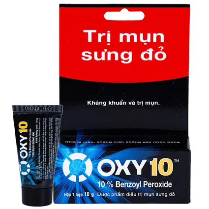 Lotion bôi da Oxy10 Rohto điều trị mụn bọc và mụn sưng đỏ (10g)