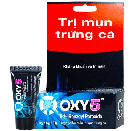 Lotion bôi da Oxy5 Rohto điều trị mụn bọc và mụn trứng cá (10g)