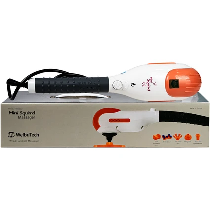 Máy massage cầm tay Welbutech Mini Squirrel - 5 đầu thay (Hàn Quốc)