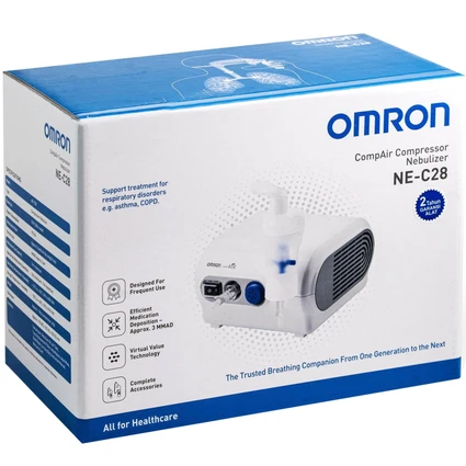 Máy xông khí dung Omron NE C28 hỗ trợ điều trị bệnh lý về đường hô hấp