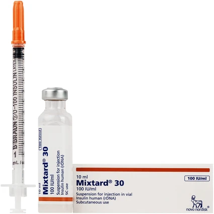 Hỗn dịch tiêm Mixtard 30 Novo Nordisk điều trị bệnh đái tháo đường (10ml)